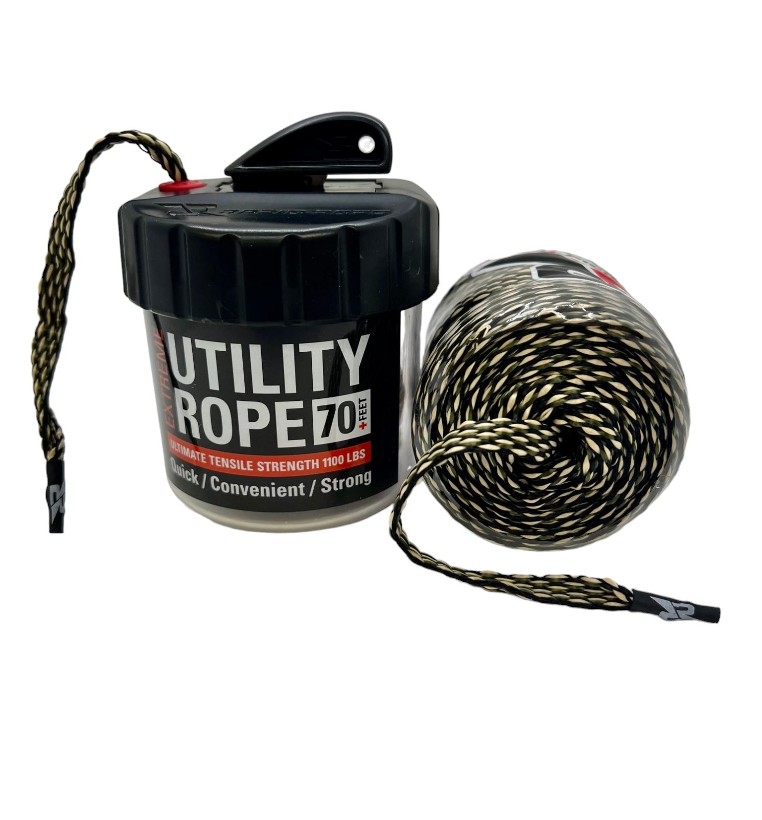 Como Rope Camo Utility Rope in a Mini Rapid Rope Canister - Rapid Rope