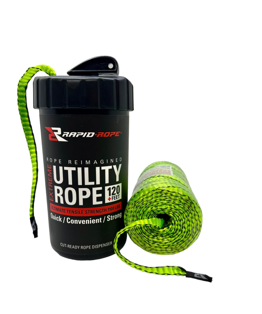 Rapid Rope Extreme Utility Rope Canister, OD Green, 120 Feet