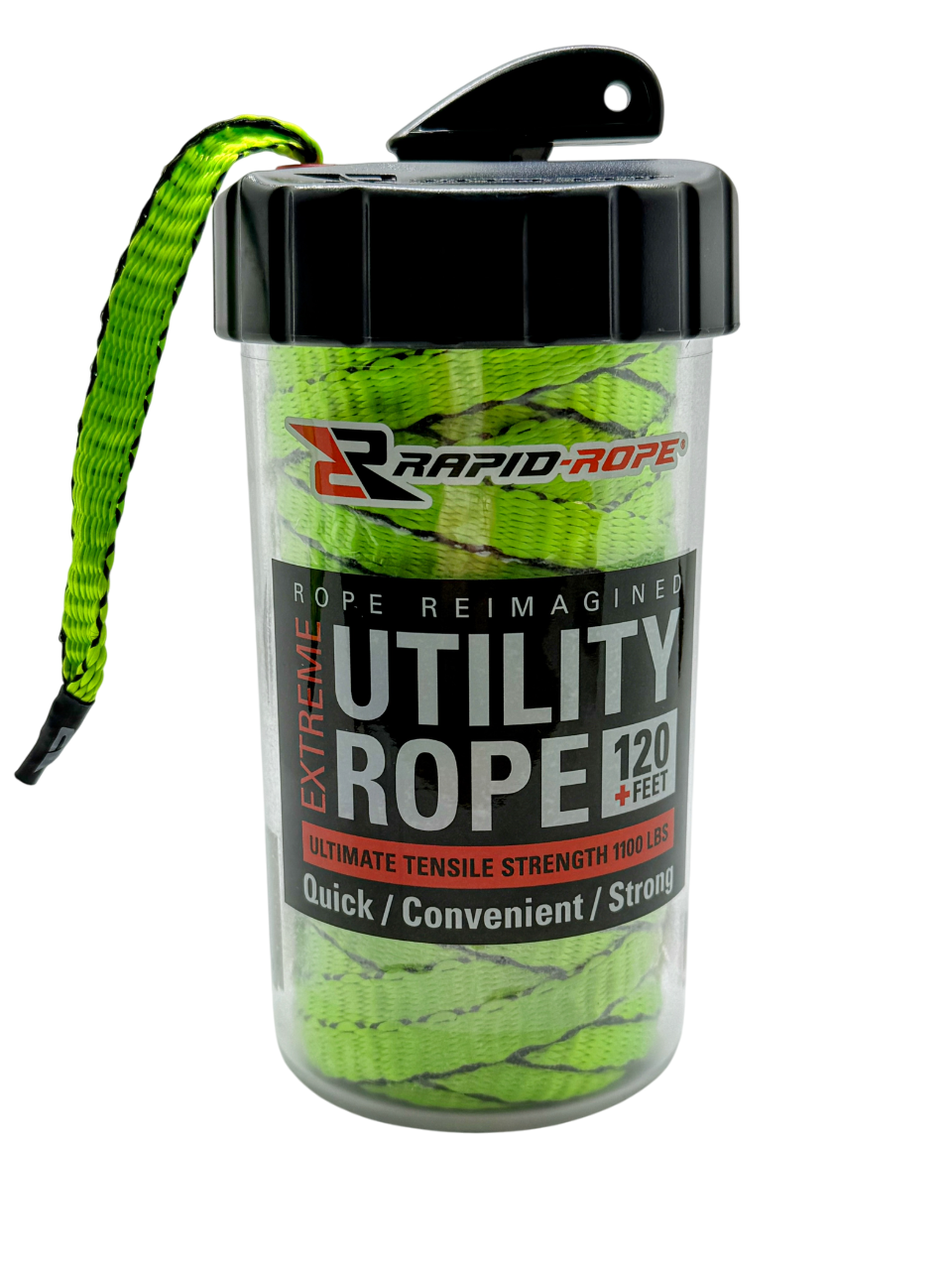 Neon Green Utility Rope & Large Canister