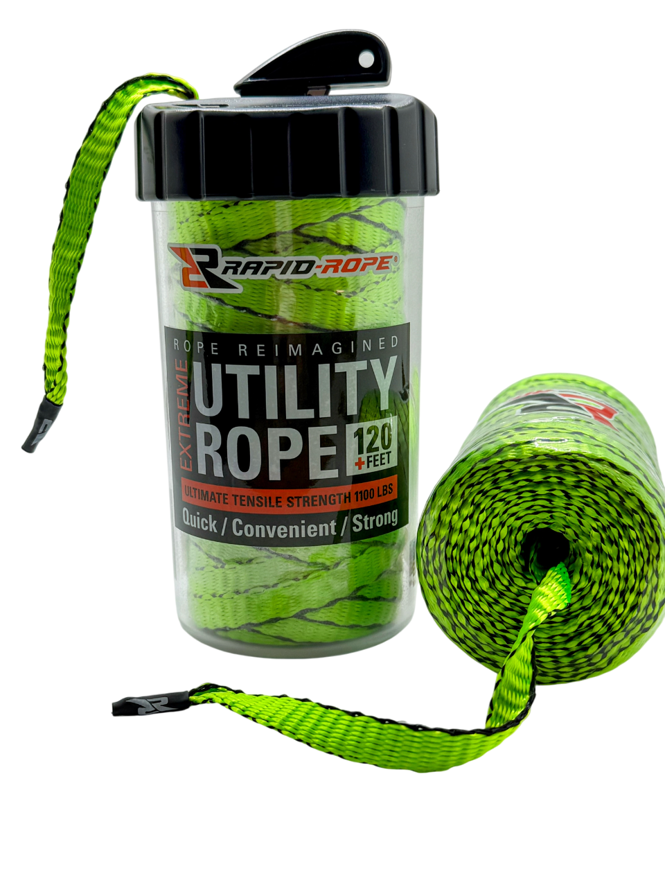 Neon Green Utility Rope & Large Canister