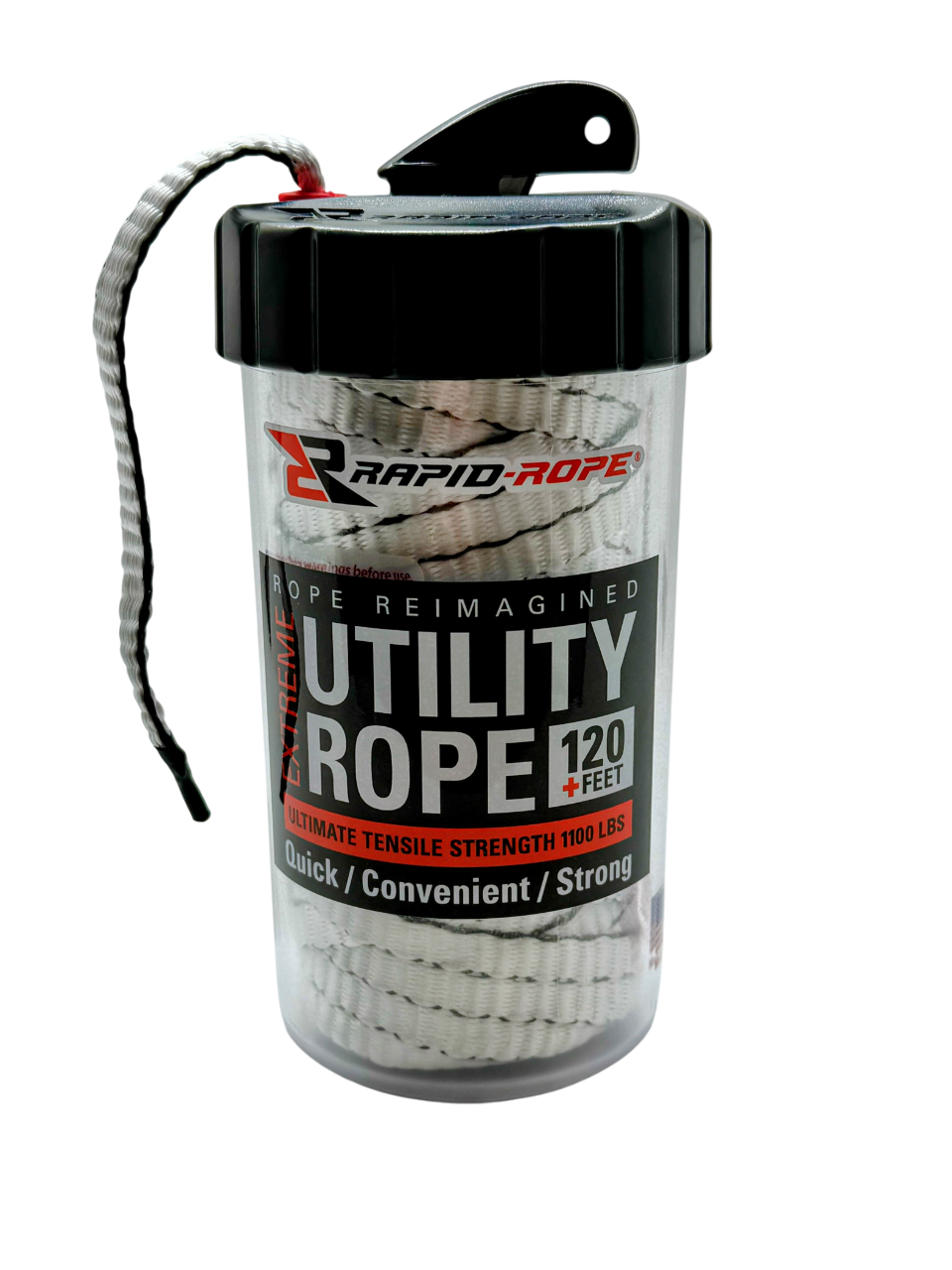 White Utility Rope & Large Canister