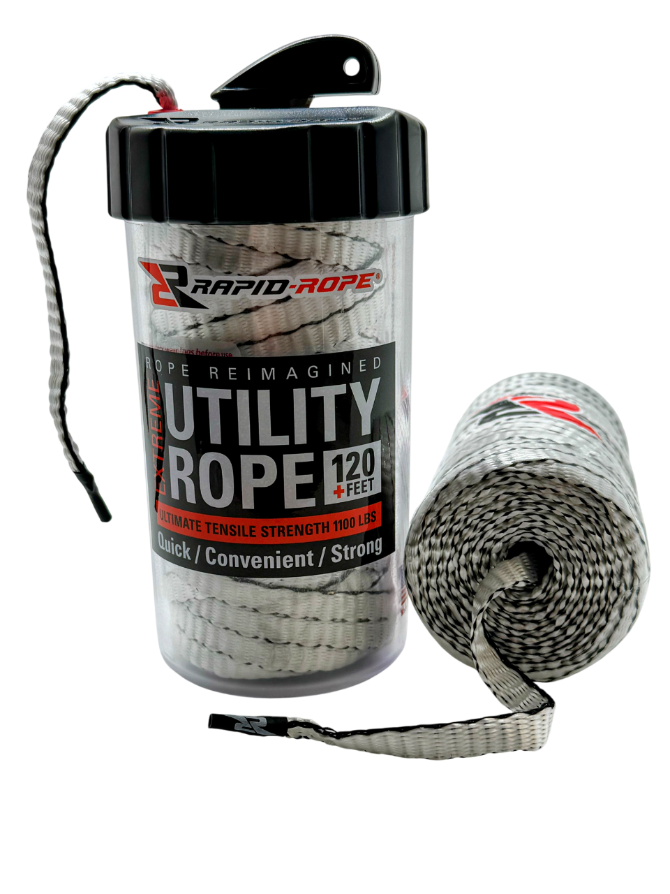 White Utility Rope & Large Canister