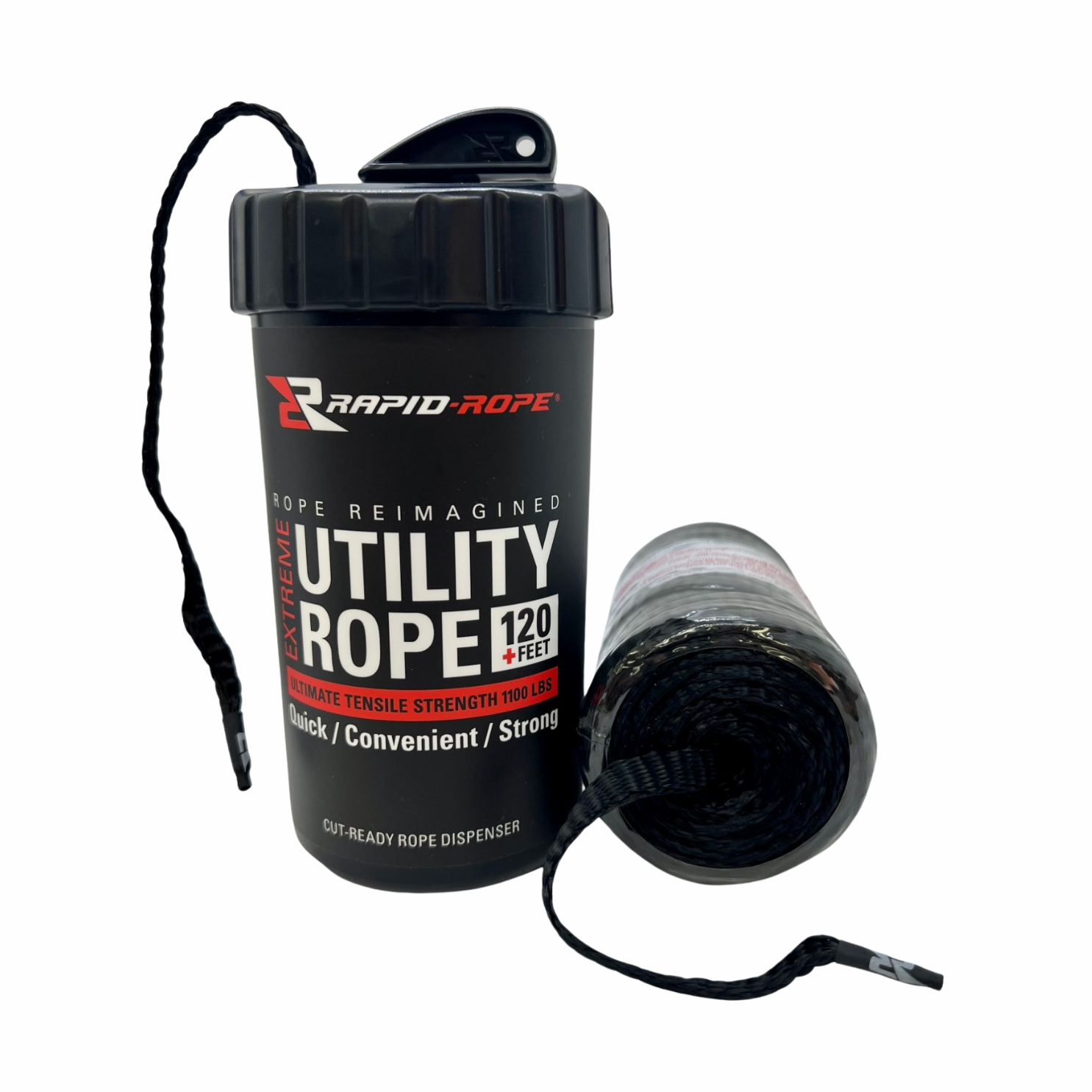 Black Utility Rope & Large Canister