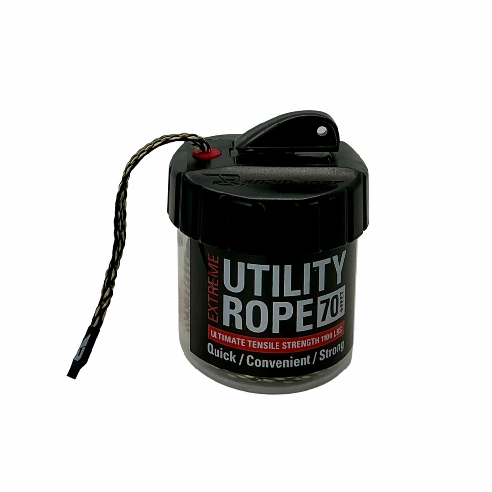 Como Rope Camo Utility Rope in a Mini Rapid Rope Canister - Rapid Rope