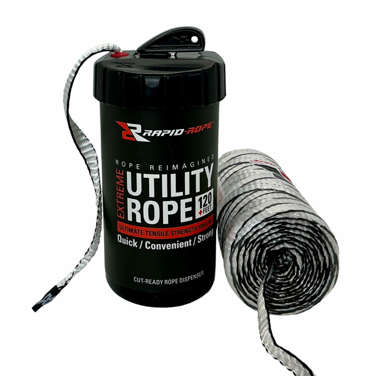 White Utility Rope & Large Canister