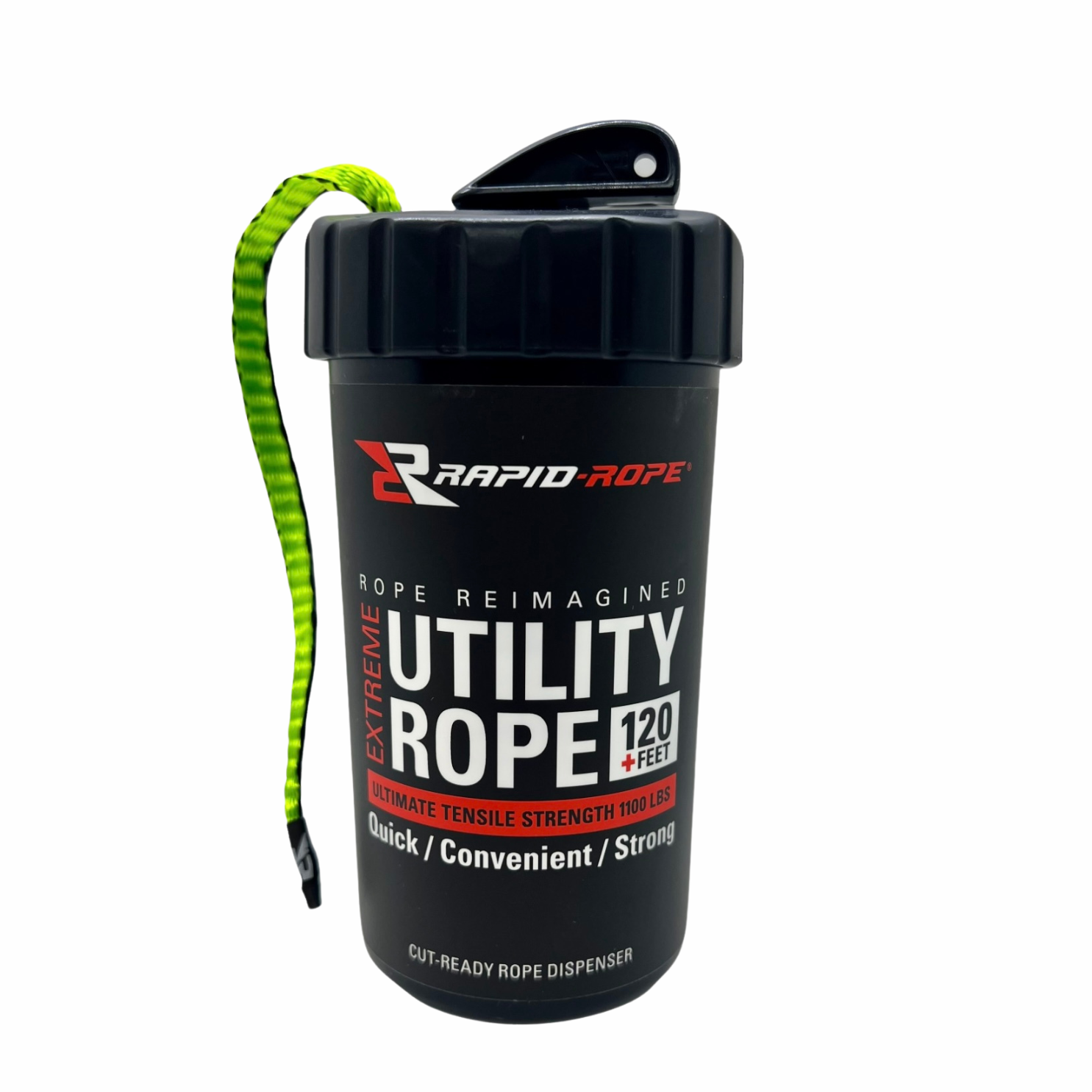 Neon Green Utility Rope & Large Canister