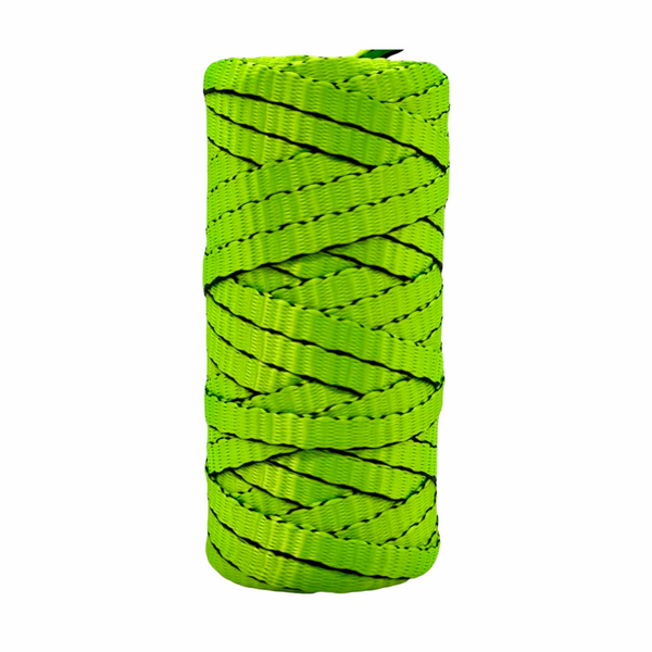 Neon Green Utility Rope in a Large Rapid Rope Canister - Rapid Rope