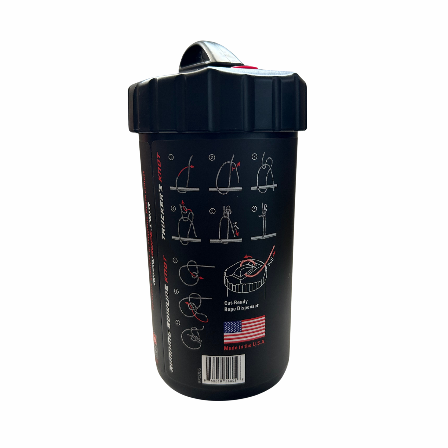 Olive Green Utility Rope in a Large Rapid Rope Canister - Rapid Rope