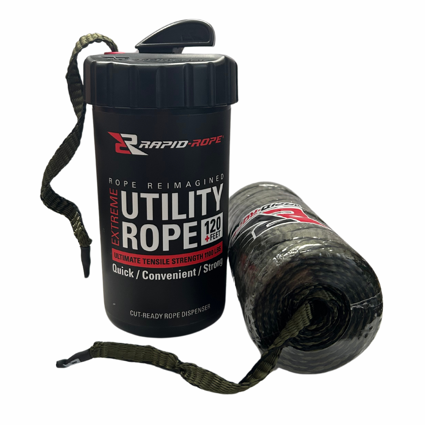 Olive Green Utility Rope & Large Canister