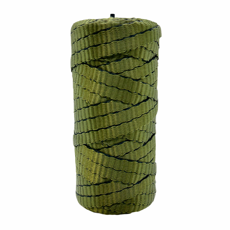 Olive Green Utility Rope in a Large Rapid Rope Canister - Rapid Rope