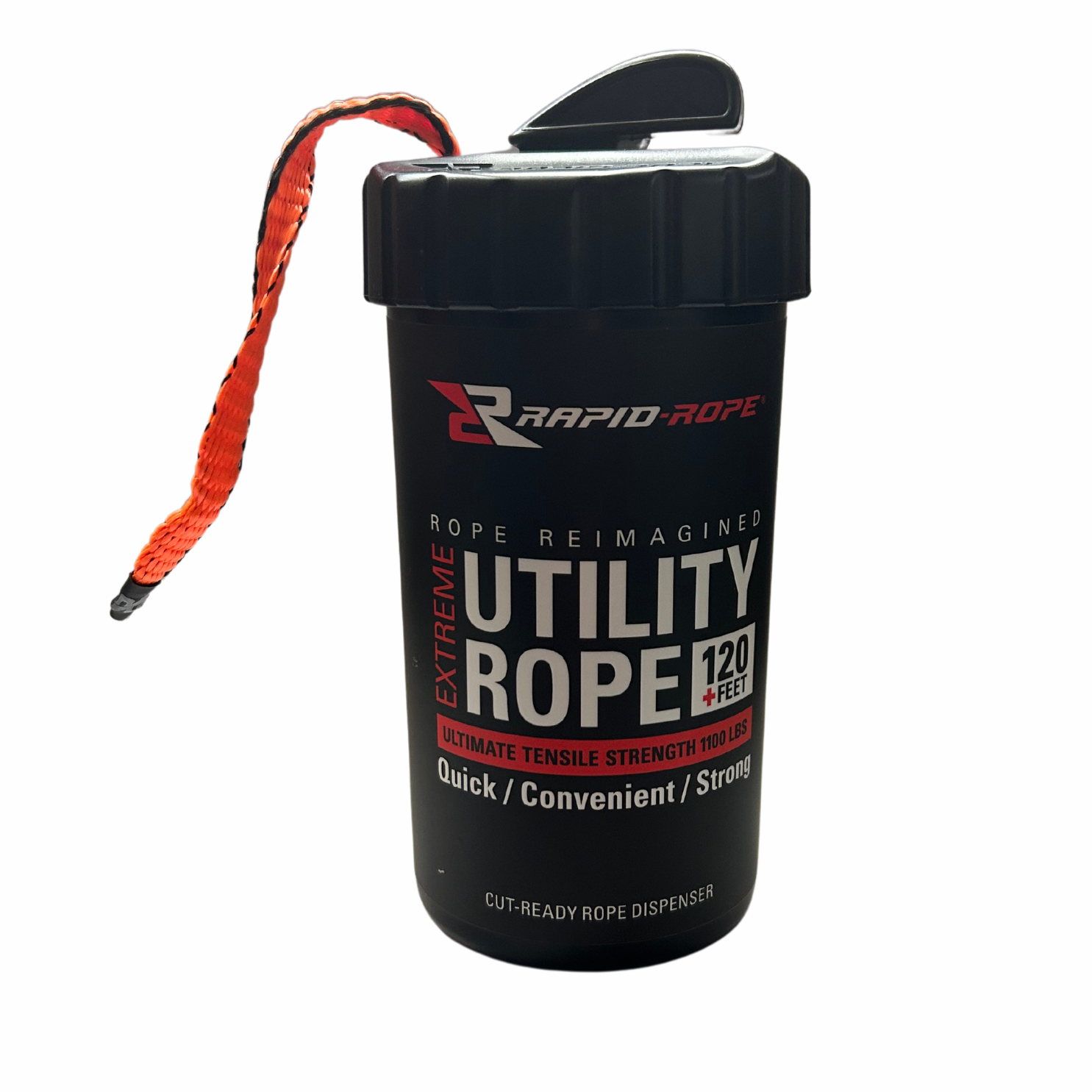 Safety Orange Utility Rope & Large Canister