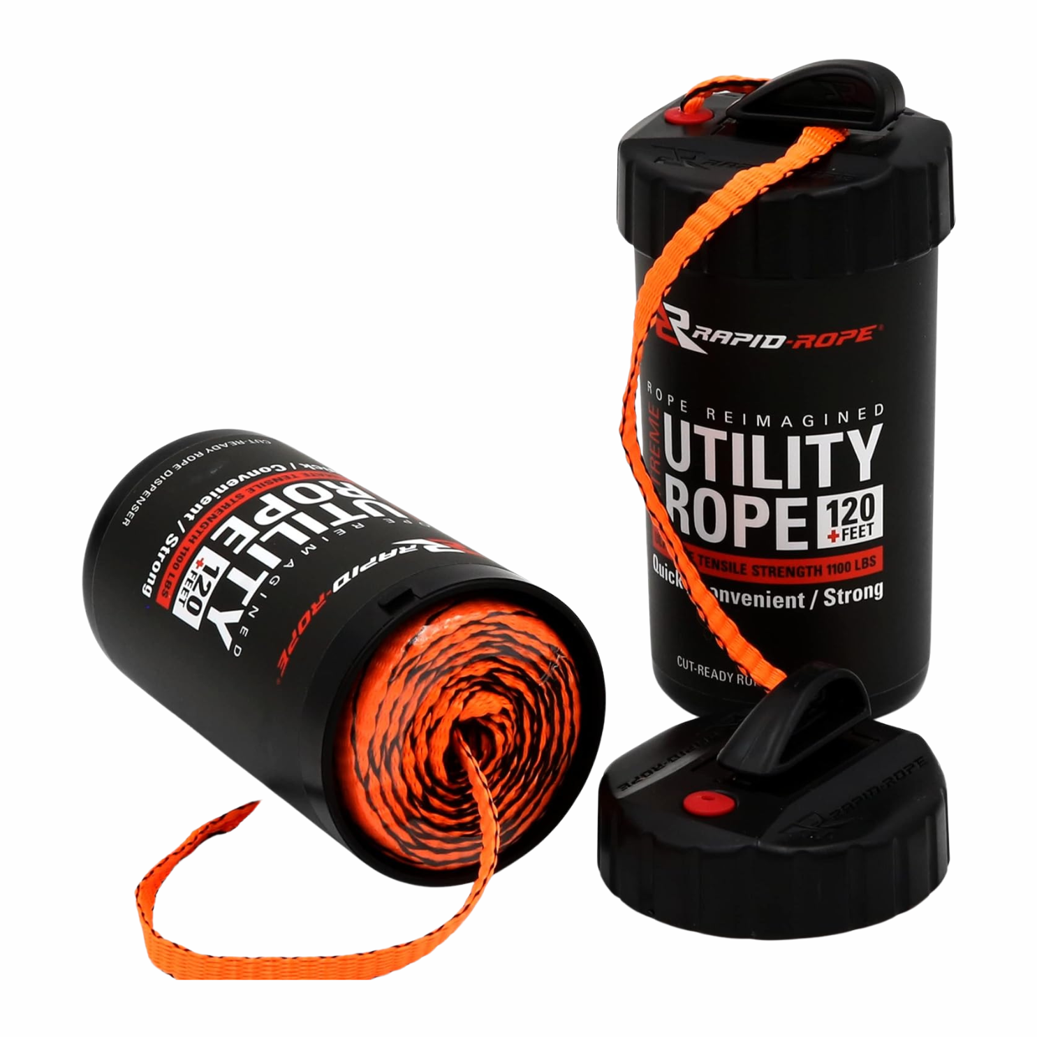 Safety Orange Utility Rope & Large Canister