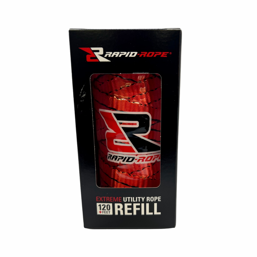 Refrasil Rope Red Rapid Rope Cartridge Refill - Utility Rope - Rapid Rope